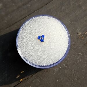 14k Gold Artic Blue Trinity